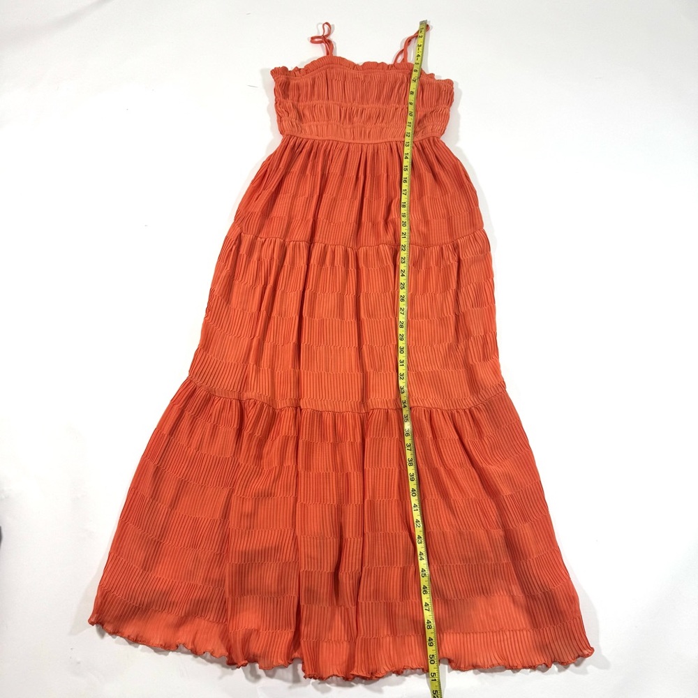 New By The River Smocked Sundress Orange - Picture 7 of 8